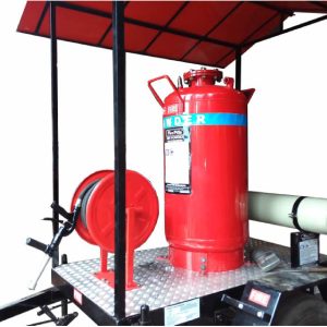 Trolley painting unit